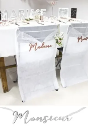 Haute Qualité Dos de chaise a suspendre Monsieur Argent