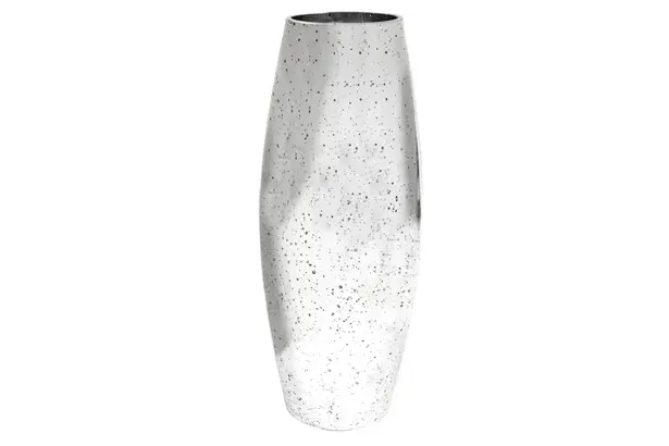 Must-Have Vase haut métallisé Argent 30cm