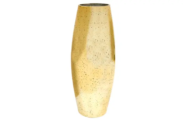 Dernière Chance Vase haut métallisé Or 30cm