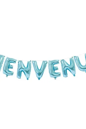 Populaire Ballon mylar Bienvenue Bleu ciel