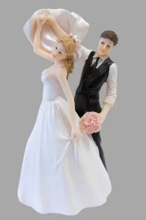 Sujet Mariés Virevoltant 15cm Nouveauté