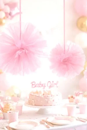 Boule pompon de tulle Rose X 3 Pièces Achetez Aujourd'hui