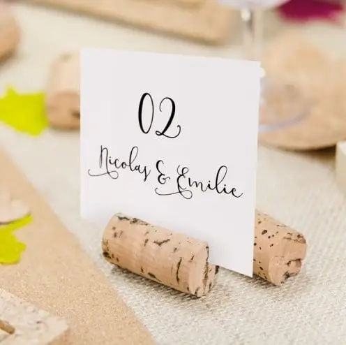 Achetez Aujourd'hui Lot de 6 marque places Bouche de vin