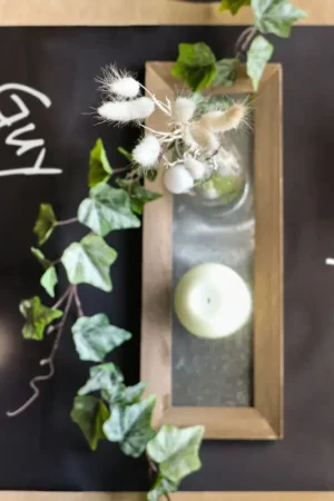 Chemin de table kraft Noir Prix Bas