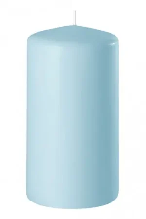 Meilleur Choix Bougie cylindrique Bleu ciel 10cm