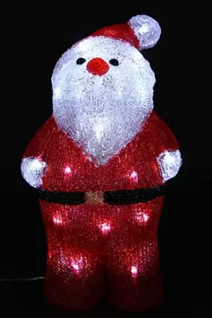 Meilleure Vente Père Noel acrylique lumineux 30 LED
