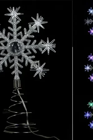 Affaire À Saisir Cimier de sapin lumineux pailleté