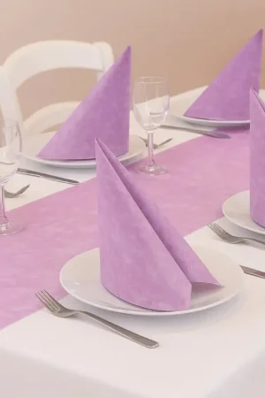 Chemin de table pas cher intisse 25 mètres Parme Marque