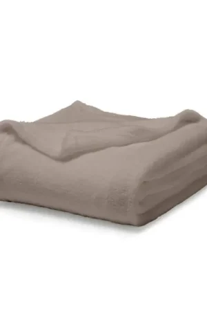 Promotion Saisonnière Plaid Moelleuse Beige 125x150cm