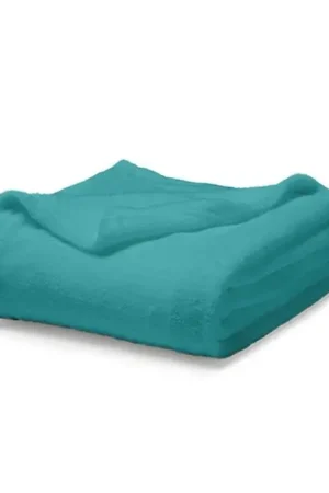 Acheter En Ligne Plaid pas cher Moelleuse Bleu ciel 125x150cm