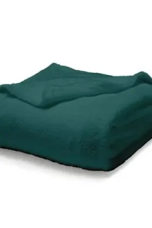 Plaid pas cher Moelleuse Emeraude 125x150cm Vente Directe