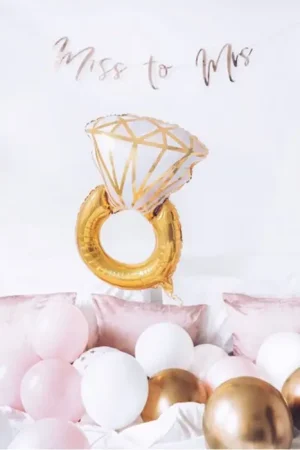 Achat Immédiat Ballon mylar géant Bague des Mariés