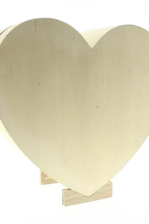 Urne coeur en bois naturel a personnaliser Acheter En Ligne