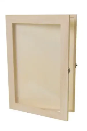 Cadre en bois naturel avec vitre Livraison Express