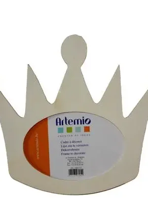 Dernier Modèle Cadre en bois Couronne de Princesse