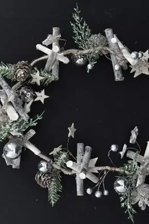 Petit Prix Guirlande de noel en bois et sapin
