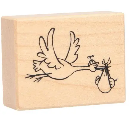 Marque Tampon Bois Bébé