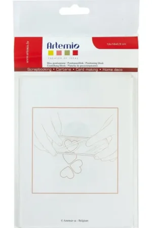 Bloc acrylique pour tampon transparent 12 x 16 cm Marque