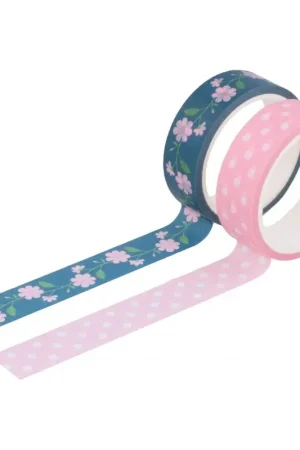 2 Masking tape Artemio Rose Chocolat Prix Cassé
