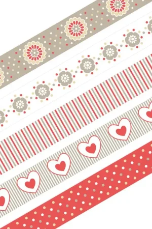 Dernière Chance Masking tape Artemio Love Beige x 2 pièces