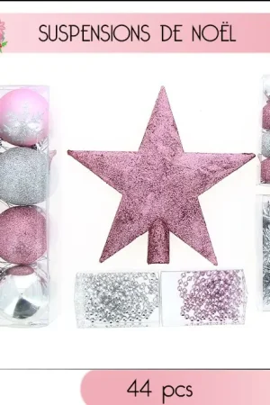 Boule de Noel Pastel en kit x44 pièces Achat Immédiat