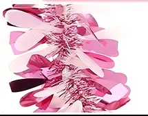 Guirlande de noel effet goutte d'eau Rose Nouveauté