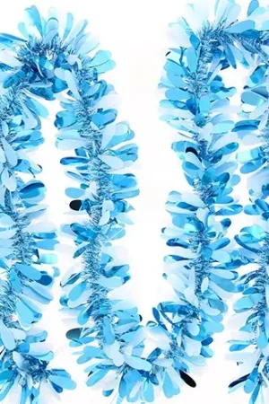 Quantité Limitée Guirlande de noel goutte d'eau Bleu ciel