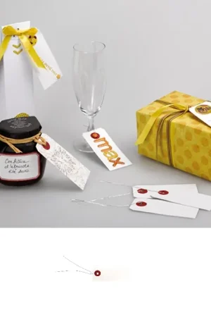 Certifié Etiquette papier blanche x 50 pièces
