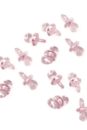Pas Cher Lot de 20 tétines rose
