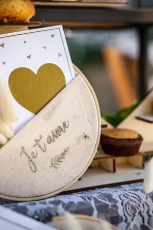 Carte a gratter avec enveloppe petit coeur Satisfait Ou Remboursé