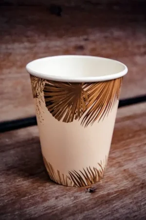 Meilleur Choix Gobelet en carton Palm Leaf x 8 pièces