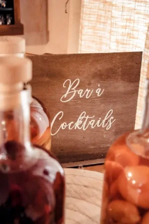 Centre de table Pancarte Bar a Cocktails Nouveauté