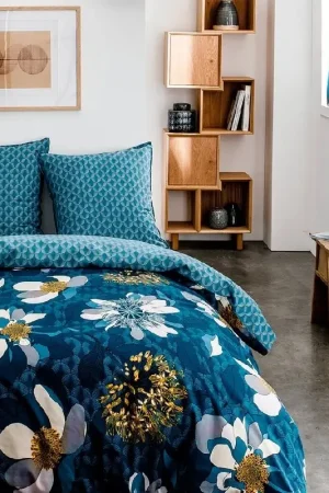 Housse de couette 220x240 Mawira ZippéeFleurs Offre Limitée