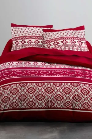Jusqu'à Épuisement Des Stocks Housse de couette flanelle 220x240 cm Winter