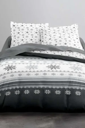 Housse de couette flanelle 220x240 cm Chamonix Vente Directe