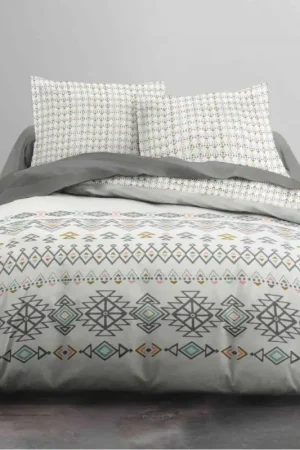 Parure housse de couette 220x240cm Indiana Prix Promo