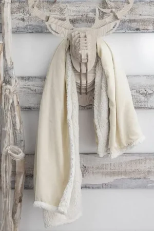 Plaid Douce Eskimo Ivoire Offre Exclusive