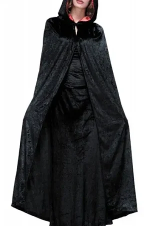 Cape velours femme avec capuche Promotion Saisonnière