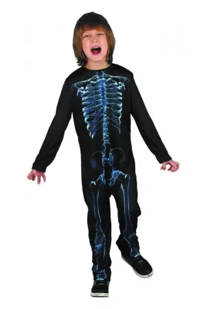 Costume Enfant Squelette Rayon X 7/9 ans Super Prix