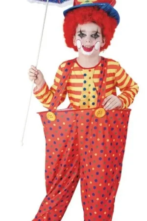 Costume EnfantClown Cerceau 7/9ans Super Prix