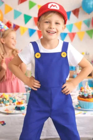 Affaire À Saisir Déguisement Salopette Bleue 7/9 Ans