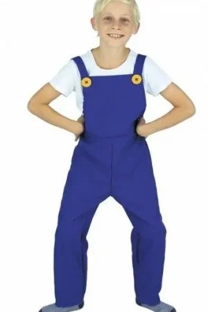 Déguisement Salopette Bleue 4/6Ans Usine Directe