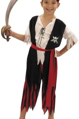 Certifié Déguisement Moussaillon Pirate 4/6 ANs