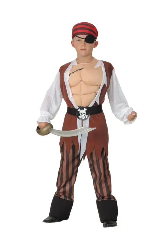 Déguisement Pirate Musclé 7/9 ans Quantité Limitée