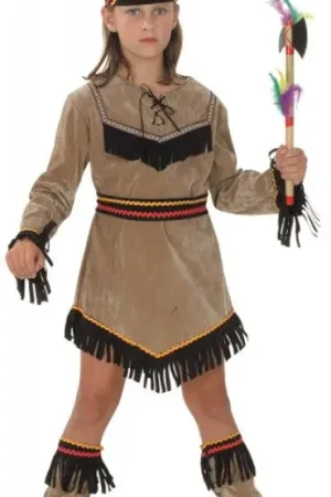 Promotion Déguisement Indienne Sioux 4/6 ans