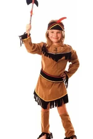 Costume Indienne Sioux 7/9 ans Prix Cassé