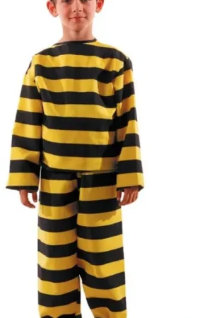 Déguisement enfant prisonnier 7/9 ans Prix Réduit