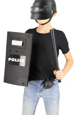 Set Policier Enfant 4 Pièces Authentique