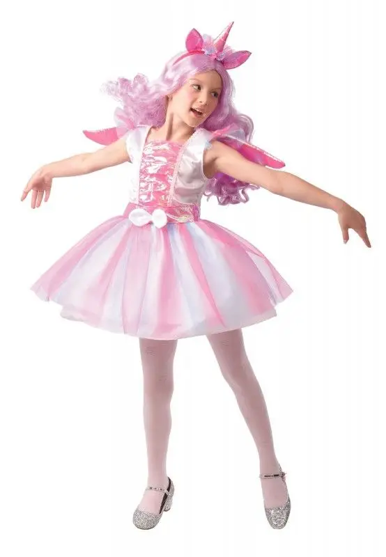 Satisfait Ou Remboursé Déguisement Licorne rose irisée 7/9 ans