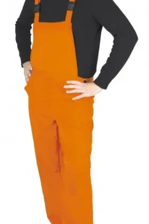Salopette Adulte Orange fluo Retour Gratuit